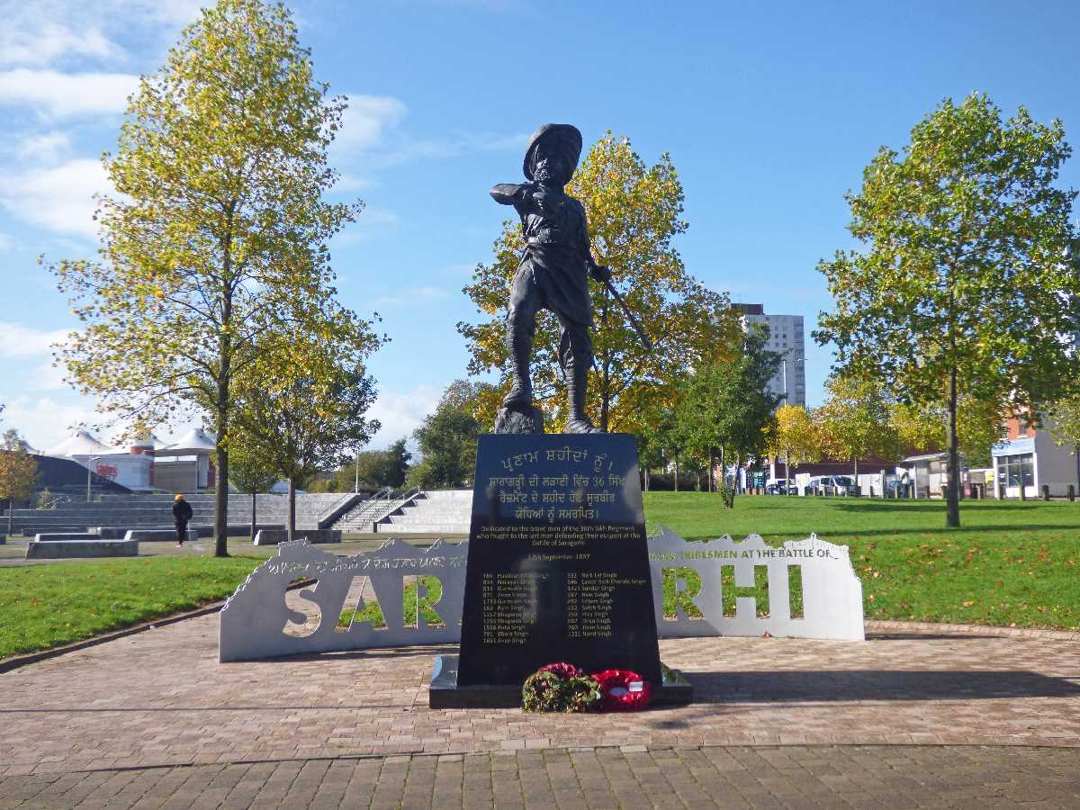Saragarhi Memorial in Wednesfield